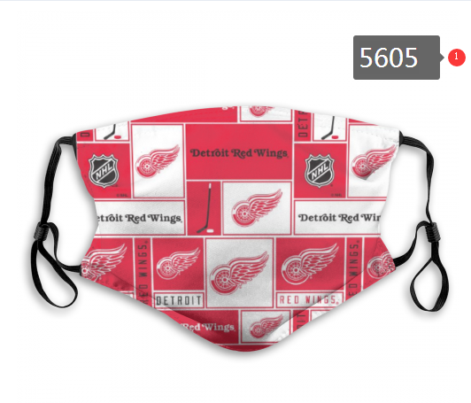 2020 NHL Detroit Red Wings #2 Dust mask with filter->nhl dust mask->Sports Accessory